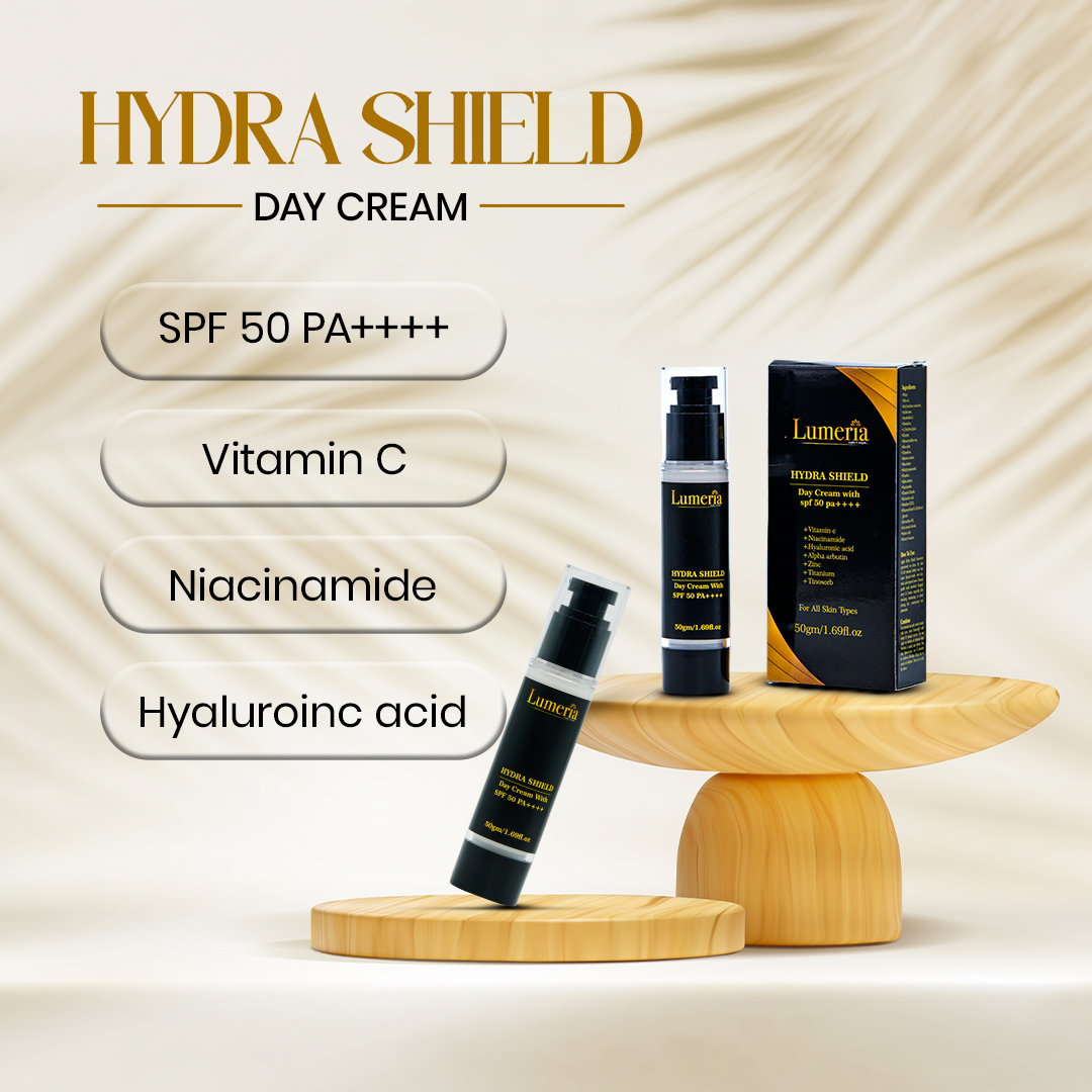Lumeria HYDRA SHIELD Day Cream with SPF 50 PA++++
