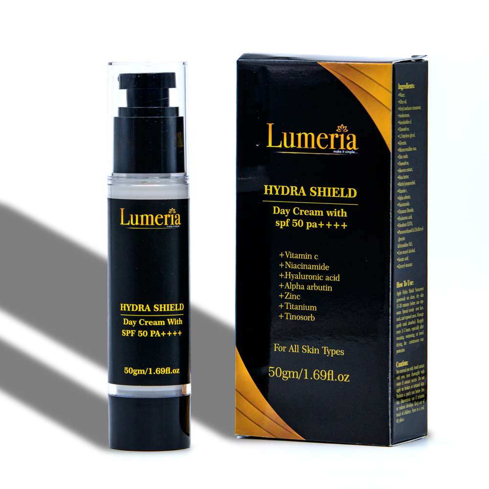 Lumeria HYDRA SHIELD Day Cream with SPF 50 PA++++ - View 2