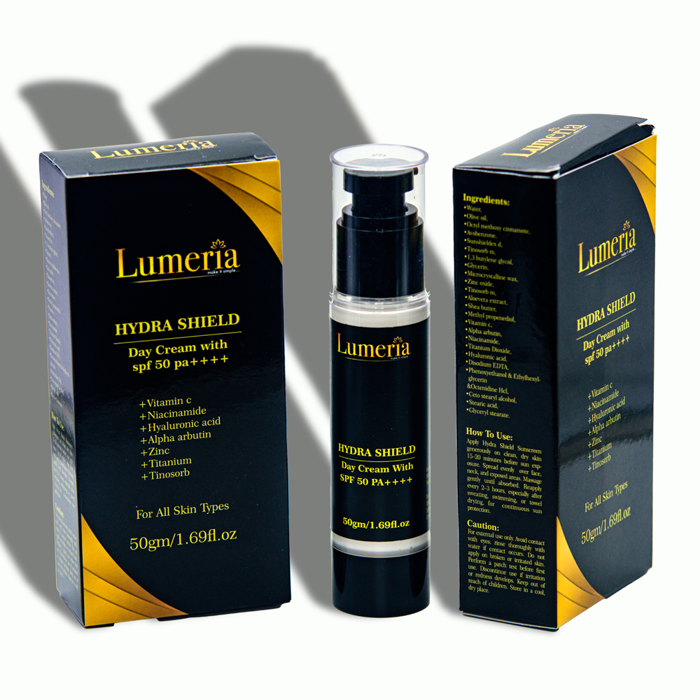 Lumeria HYDRA SHIELD Day Cream with SPF 50 PA++++ - View 4